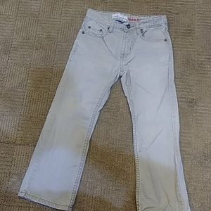 Urban pipeline tan jeans size 8